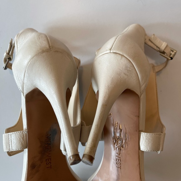 Nine West Dawnonme Leather Dress Sandal - Picture 6 of 8